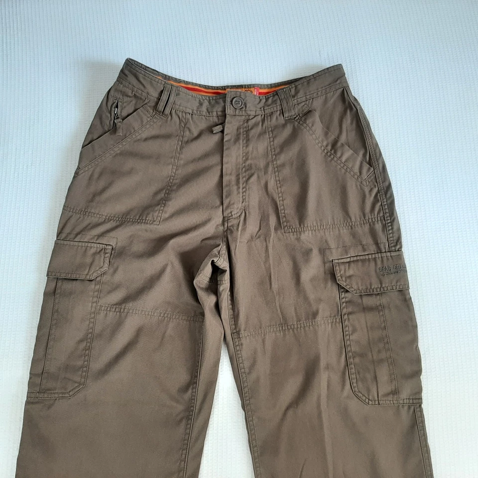 Craghoppers Bear Grylls Mens Cargo Pants Sz Small UK 34" Brown Outdoor Hike Camp - Image 3 of 4