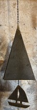 Large Handmade Joe Coniff North Country Style Triangle Wind Chime Bell W/ Option