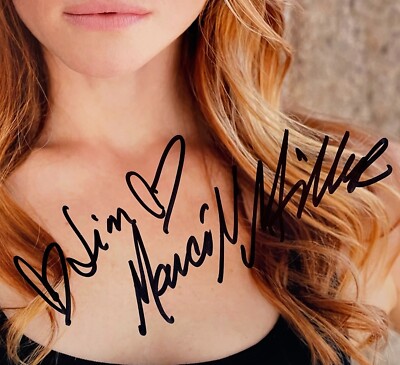 MARCI MILLER Signed Autographed 8x10 PHOTO Model The Amateur JSA