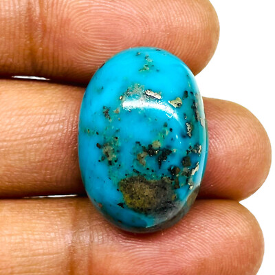 Cts Natural Turquoise 24x16mm Oval Top Quality Loose