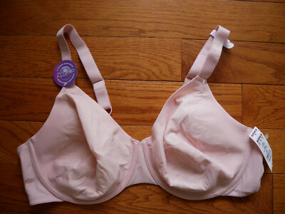 Bali Womens Beauty Lift Uplifting Support Underwire Bra 42DDD NEW Hush Pink