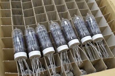 4x IN-19B Röhren tubes nixie (IN19B ИН-19Б) NEU NEW NOS tested