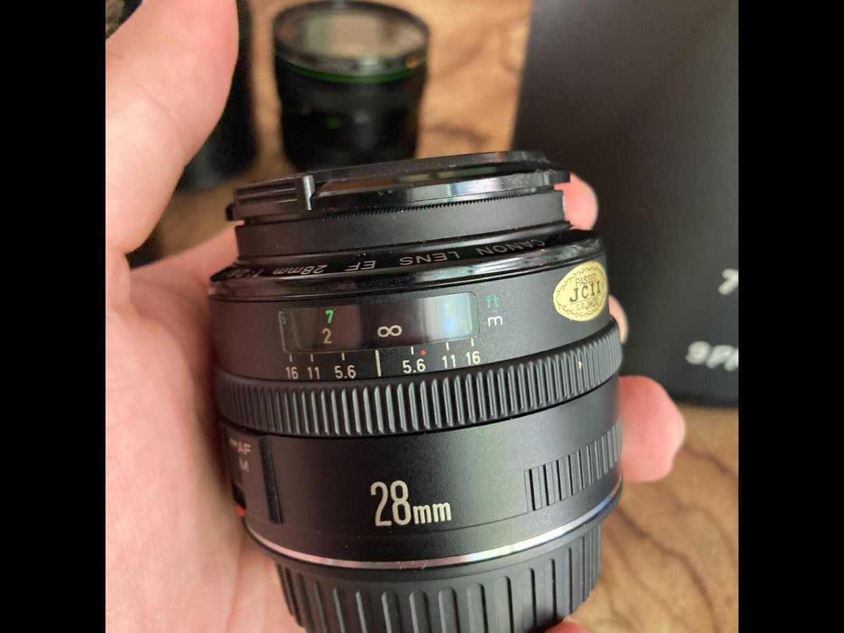 Canon Lens EF 28mm 1:2.8 With HOYA HMC 52mm UV 0 Tested