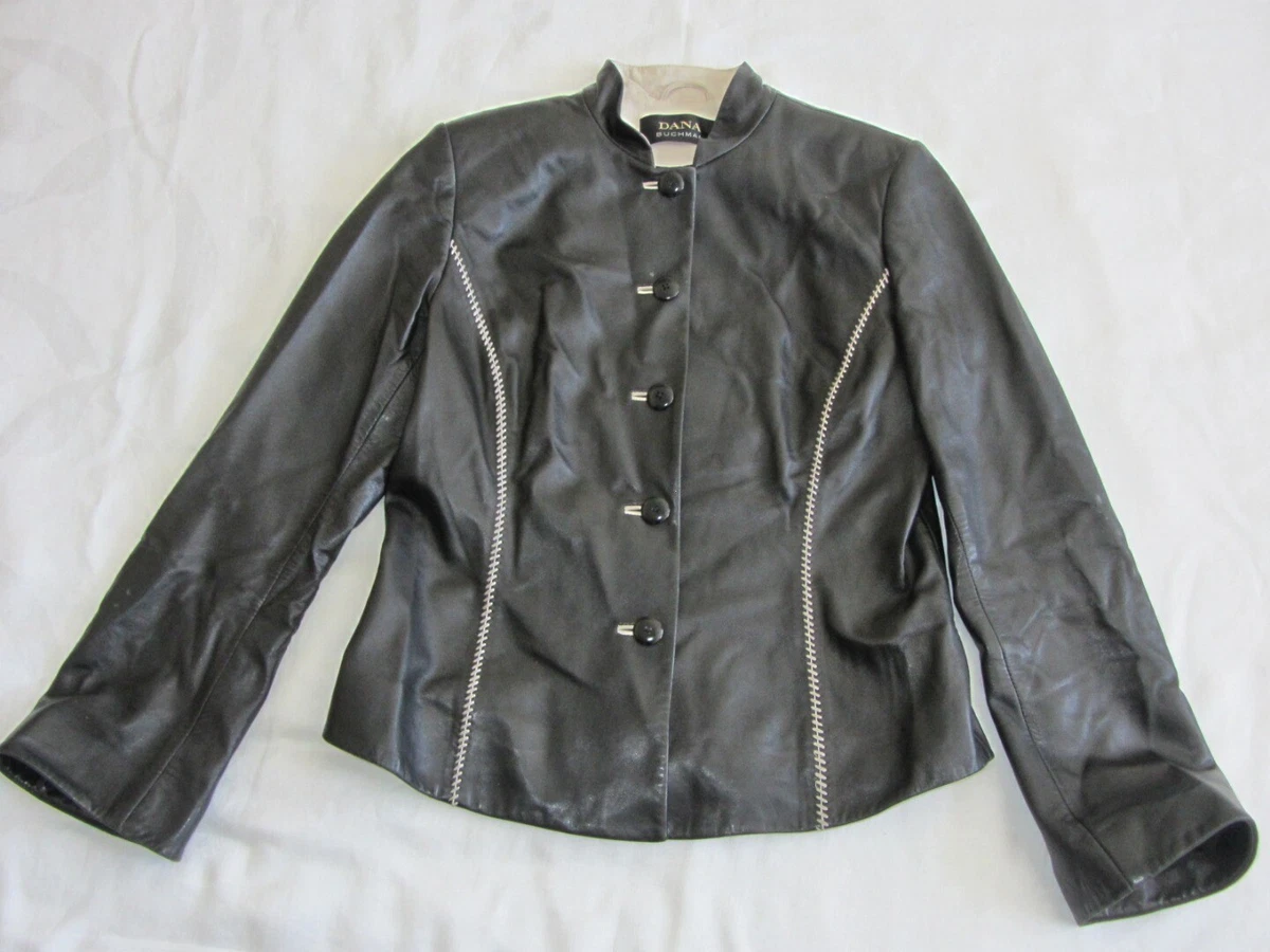 Dana buchman cheap leather jacket
