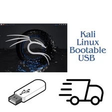 Kali Linux 2025.3 64Bit Bootable Live Ethical Hacking Flash Drive Installer