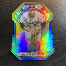 2022 Topps Series 2 Brooks Robinson Diamond Greats Die Cut Blue Foil DGDC-28 HOF