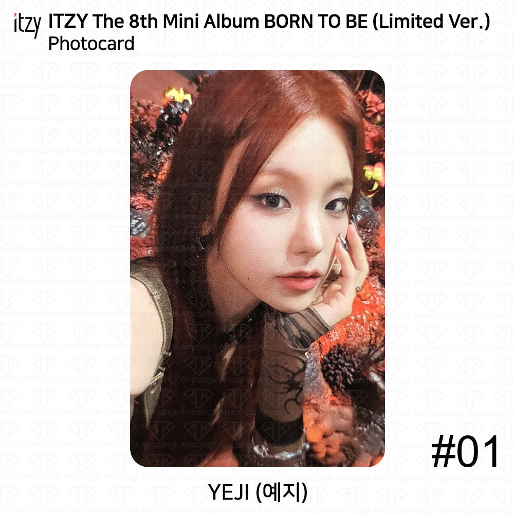 ITZY The 8th Mini Album Born To Be Limited Ver Photocard 2cut Film