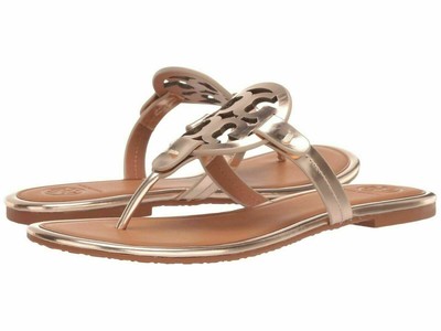 tory burch tan flip flops