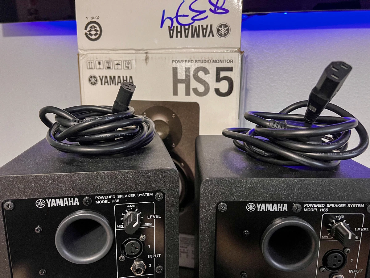 Yamaha HS5 Powered Studio Monitor - Black (Pair) 888365309415 | eBay