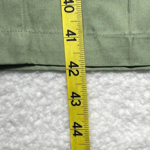 1960s Vintage Sleep Coat Men Medium Pima Cotton Belted Green USA Excello Robe - Picture 8 of 9
