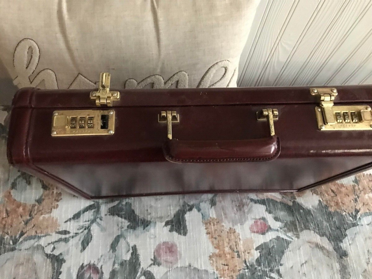 Leather Briefcase Combination Lock View 5