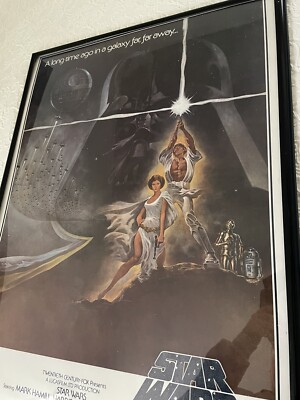 Vintage 1977 STAR WARS Full Sheet Movie Poster - Exc