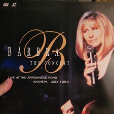 "BARBRA-THE CONCERT" 12" LASER DISC CONCERT