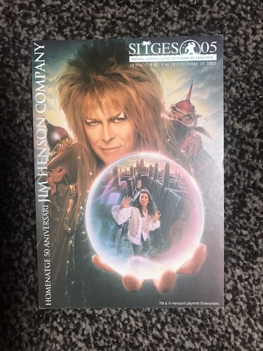 LABYRINTH - Spanische Postkarte - Hommage 50 Years Jim Henson Company 2005 - Bowie