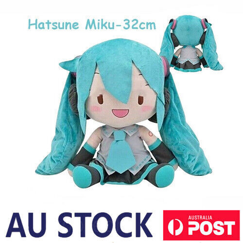 32CM Anime Hatsune Miku Plush Toy Kawaii Miku Stuffed Doll Toy Kid Birthday Gift - Picture 1 of 6