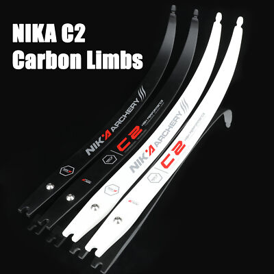 Branches D'arc Recurve Carbone NIKA C2 ILF 12-50lbs 68 Pouces - Chasse & Cible