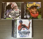 Tiger Woods PS1 Games Lot - PGA Tour Golf, PGA Tour 2000 CIB, Cyber Tiger CIB