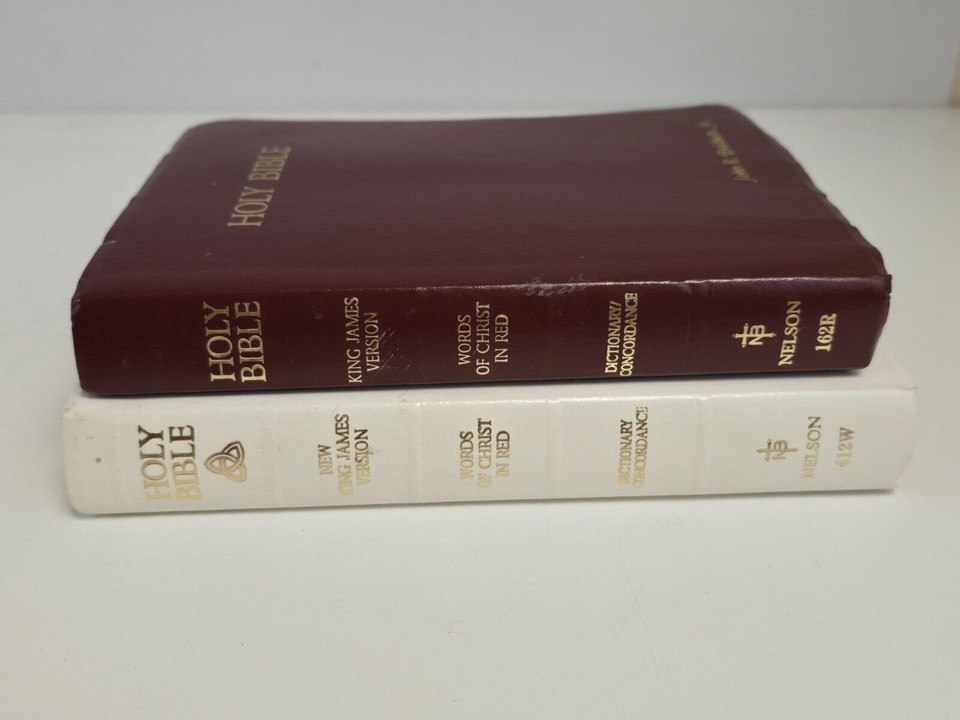 HOLY BIBLE King James Version Words of Christ in Red Dictionary