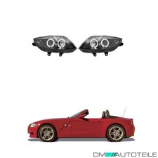 H1/H7 Angel Eyes Scheinwerfer Set Schwarz für BMW Z4 E84 E85 bj . 2003-2009