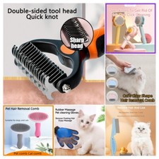 Many kinds Pet Grooming Comb Brush Undercoat Rake Dematting Trimmer Dog Cat Tool