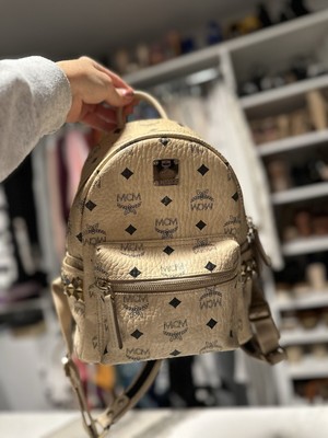 MCM Visetos Side Studs Stark Small Backpack | eBay display picture 3