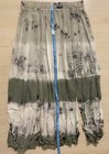 ZARA Green TIE DYE SKIRT Elastic Waist Size M With Slits — photo 6