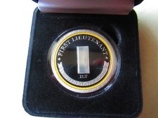 US ARMY " 1st Lieutenant " Challenge Coin w/ Presentation Box