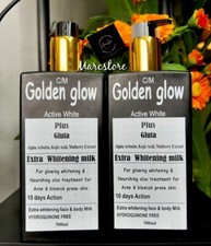 Golden Glow Body Milk 500ml Active White  Gluta Advanced Active Whitening Milk