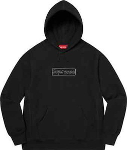 Supreme KAWS ブラック フーディ XL Kaws Supreme | eBay