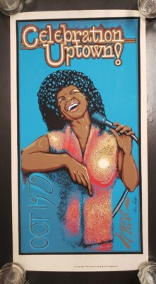 1979 Celebration Uptown L.E. Serigraph by Maria Laredo, Irma Thomas New Orleans