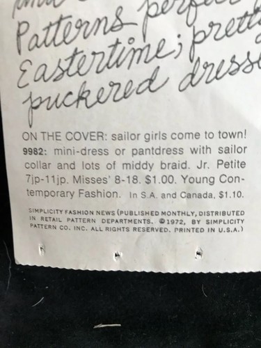 Vintage Simplicity 70’s Pattern Brochure Booklet Fashion Digest Sewing - Picture 6 of 6