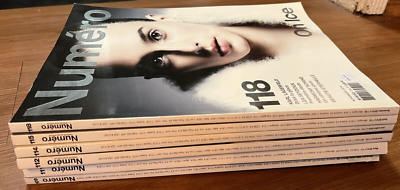 6 Numero Fashion Magazines 2009 2010 issues 109 111 112 114 115