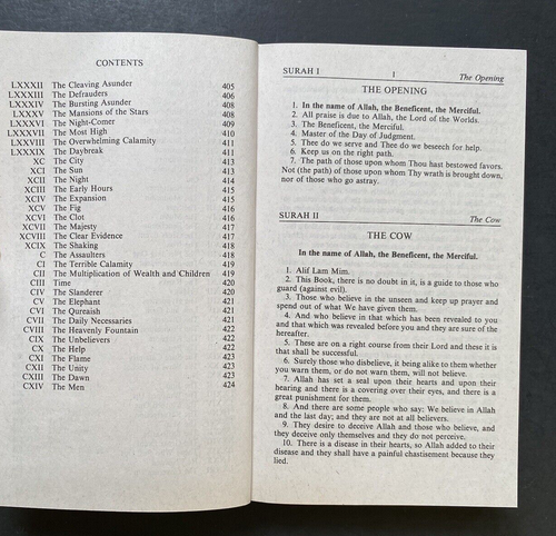 The Qur'an English Translation Pocket Size 4.25 x 1 x 7 inches FREE SHIPPING - Picture 11 of 17