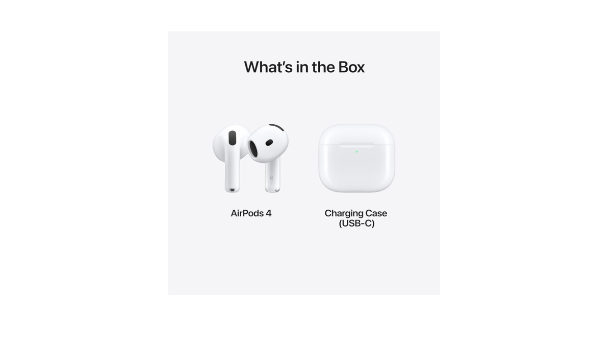 Apple AirPods4本体 ホワイト Apple - AirPods 4 - White | P.C. Richard & Son