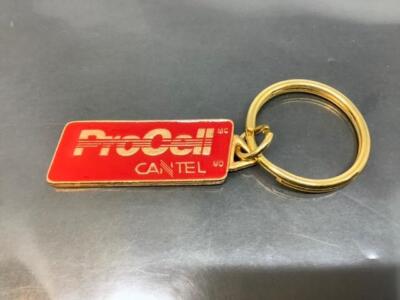 Vintage Promo Keyring PROCELL Keychain CANTEL TELECOM Ancien Porte-Clés PRO CELL
