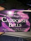 Carrousel Bell Ornaments Crystal Bells Hand Painted Horses Vintage Ornament Set — photo 7