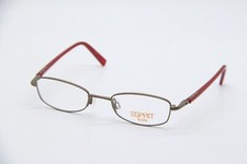 NUOVE MONTATURE OCCHIALI DA VISTA ESPRIT ET 9261 035 MARRONE ROSSO AUTENTICHE 43-17