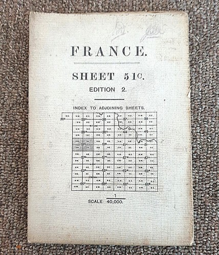 WW1 British Officer's Personal Map of The Arras Sector of The Western Front 1917 - Picture 2 of 16