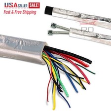 Aluminized Heat Shield Spark Plug Wire10ft Roll For Car Wire Loom Line Cable Us