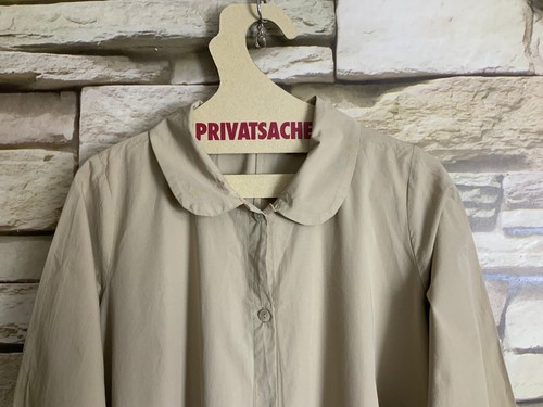 cocon.commerz PRIVATSACHEN NUREANTIK Mantel aus PUPPELINE in beige Größe 2 - Bild 2 von 7
