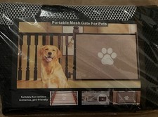 Gate for Pets Portable Mesh New Dog Fence
