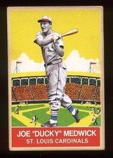Banty Red DeLong Baseball #64 Joe Ducky Medwick -- CARDINALS HOF 1933/2024