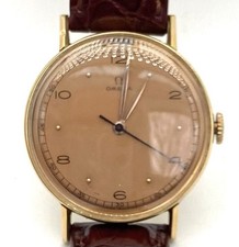 OMEGA Classic Yellow Gold Men's Swiss Watch