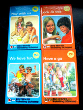 4 x Key Words with Ladybird Reading Scheme- 1a, 1b, 2a, 2b 1964 W. Murray      D