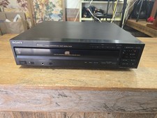 Sony CDP-C505 5-Disc Carousel CD Player Black Vintage 1990 Hi-Fi Audio