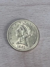 1881 $5 Gold Liberty Head AU Uncertified