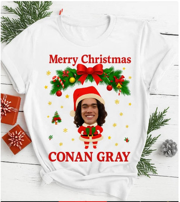 Xmas 2025 Classic Conan Gray Unisex T-Shirt Christmas For Fan QT1574