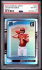2024 PANINI DONRUSS OPTIC HOLO #248 JAYDEN DANIELS ROOKIE RC PSA 8