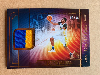 Leandro Barbosa 2024-25 Panini Silhouette NBA Finals Game Used Jersey Patch /36