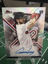 2022 Topps Finest Refractor Connor Wong #FA-CW RC Auto Boston Red Sox